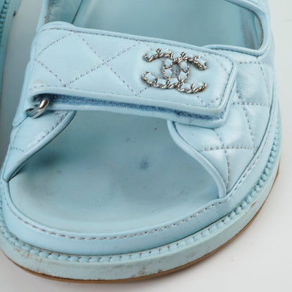 Chanel Blue Sandals Size 36 - photo 9