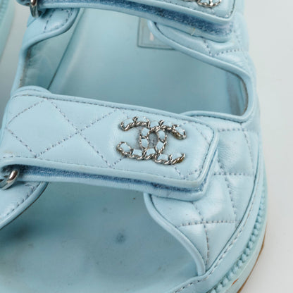Chanel Blue Sandals Size 36 - photo 8