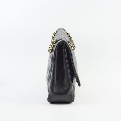 Chanel Single Flap Maxi Black Lambskin - photo 3