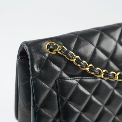 Chanel Single Flap Maxi Black Lambskin - photo 5