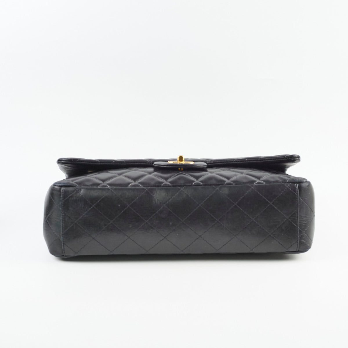 Chanel Single Flap Maxi Black Lambskin - photo 4
