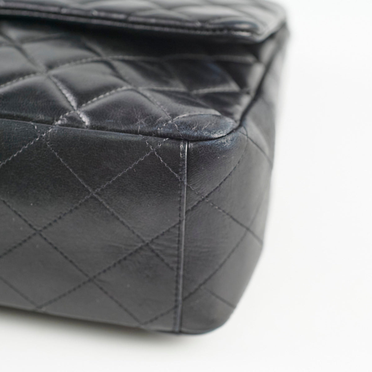 Chanel Single Flap Maxi Black Lambskin - photo 21