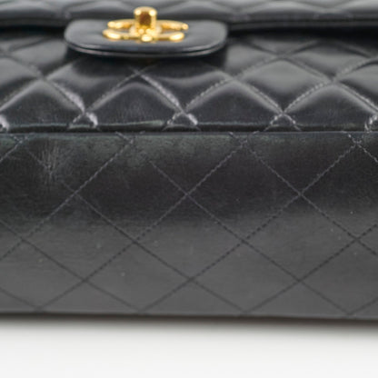Chanel Single Flap Maxi Black Lambskin - photo 20