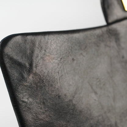 Chanel Single Flap Maxi Black Lambskin - photo 15