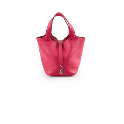 Hermes Picotin 18 Rose Extreme Clemence - photo 1