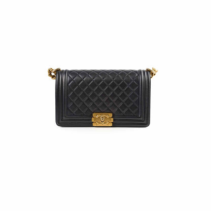 Chanel Lambskin Old Medium Boy - photo 1