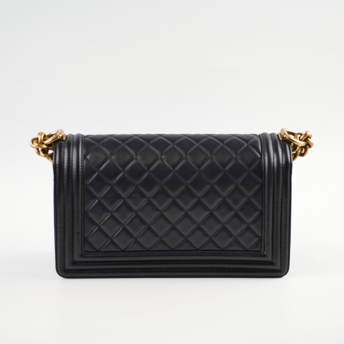 Chanel Lambskin Old Medium Boy - photo 2