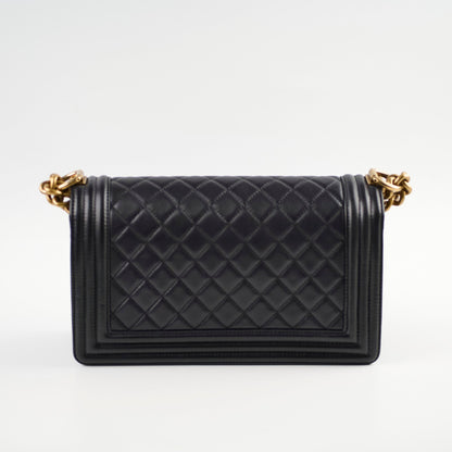 Chanel Lambskin Old Medium Boy - photo 2