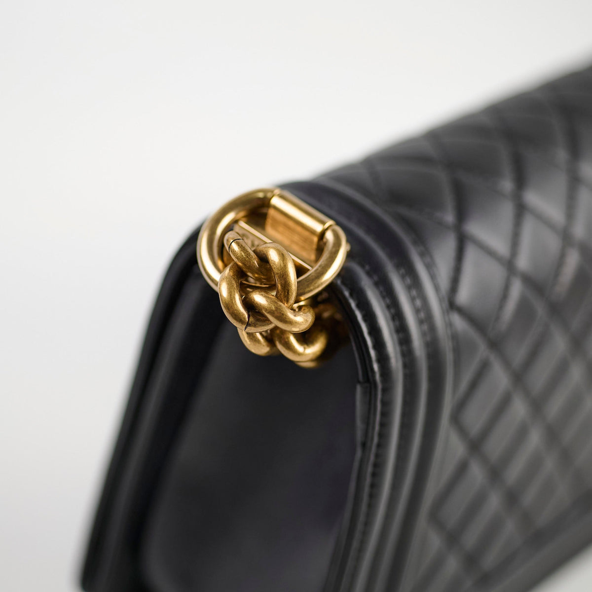 Chanel Lambskin Old Medium Boy - photo 5