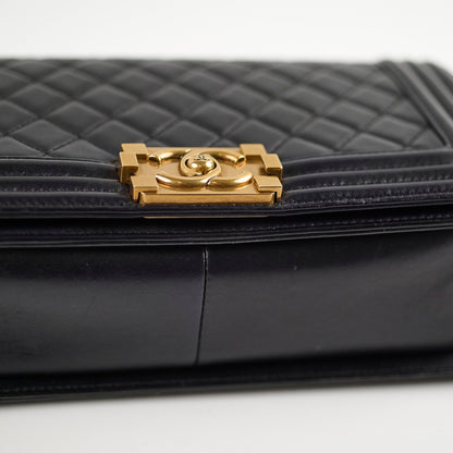 Chanel Lambskin Old Medium Boy - photo 12