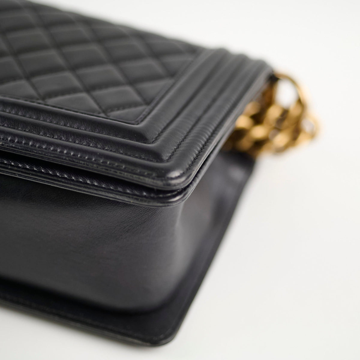 Chanel Lambskin Old Medium Boy - photo 11