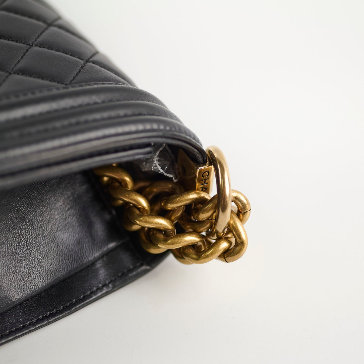 Chanel Lambskin Old Medium Boy - photo 10