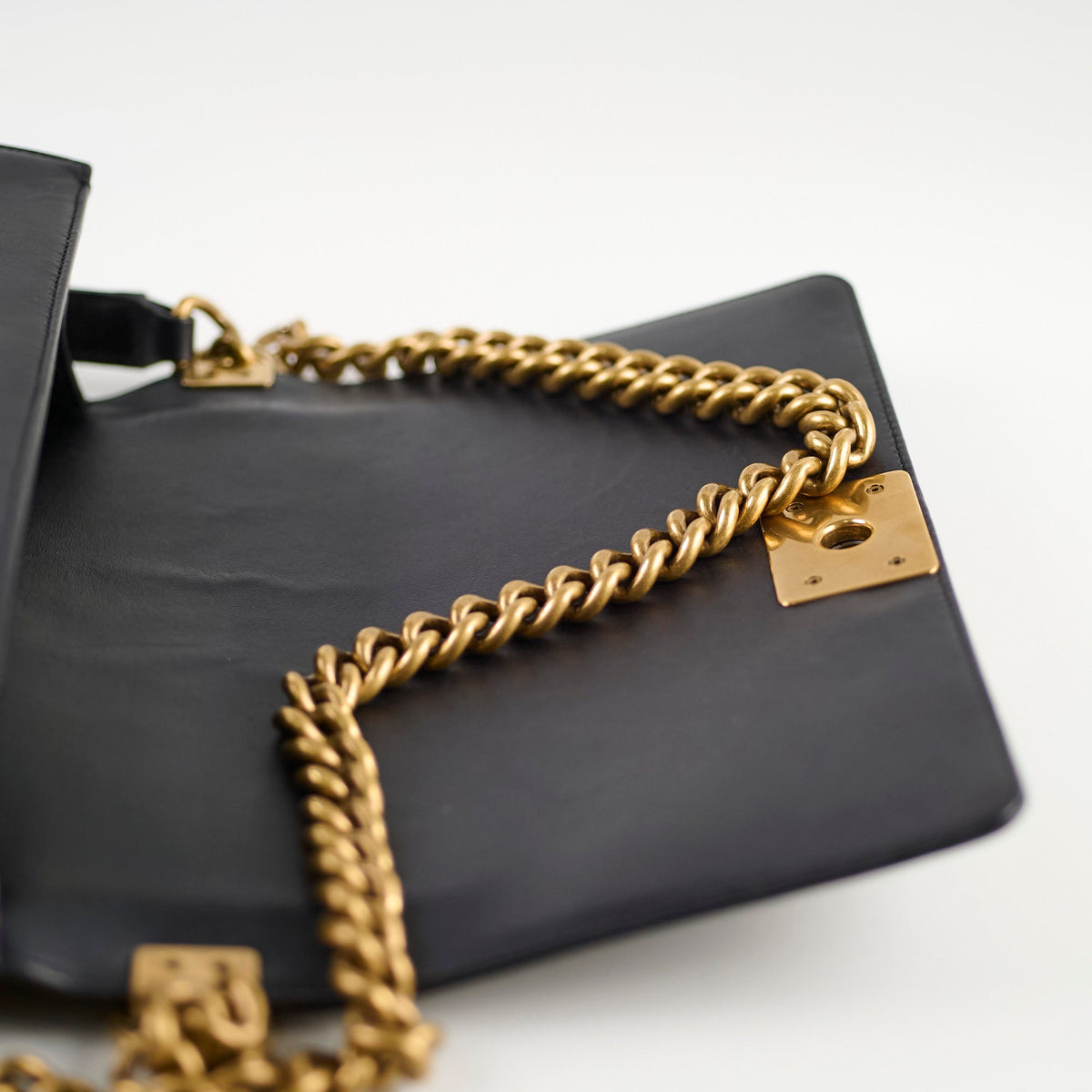 Chanel Lambskin Old Medium Boy - photo 6