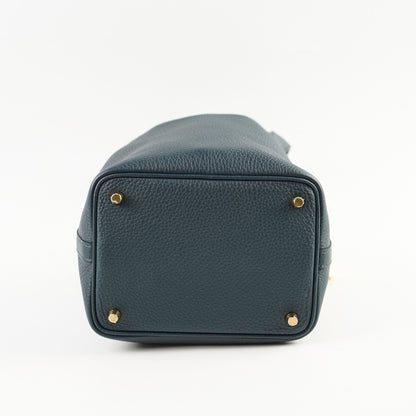 Hermes Picotin 18 Vert Cypres Clemence GHW U Stamp - photo 4