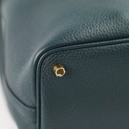 Hermes Picotin 18 Vert Cypres Clemence GHW U Stamp - photo 8
