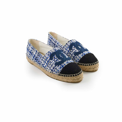 Chanel Espadrilles Tweed Blue Size 40 - photo 1
