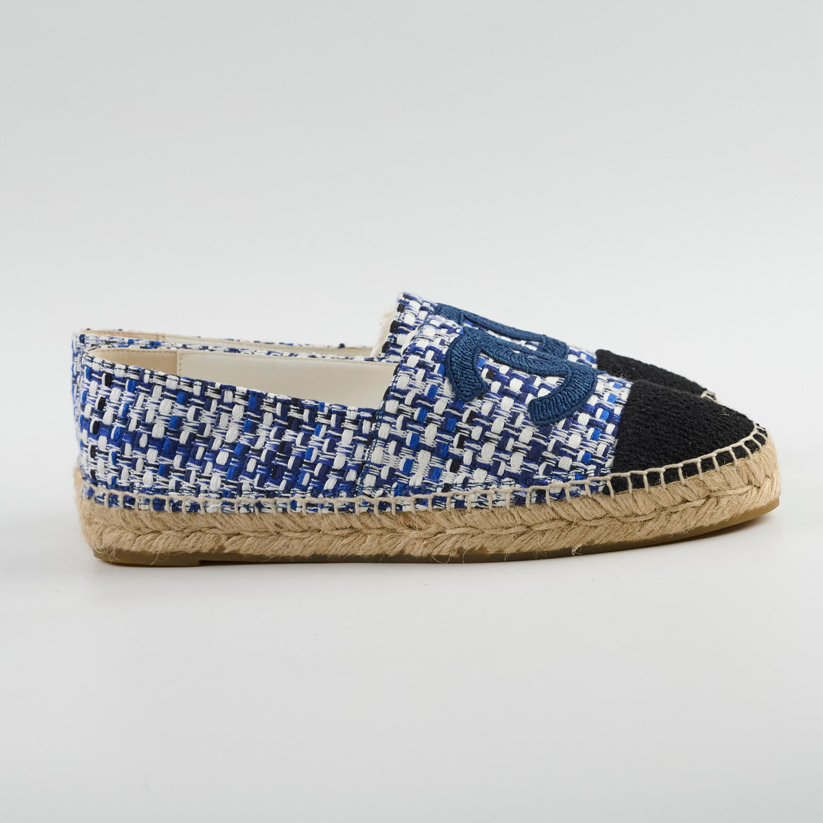 Chanel Espadrilles Tweed Blue Size 40 - photo 2