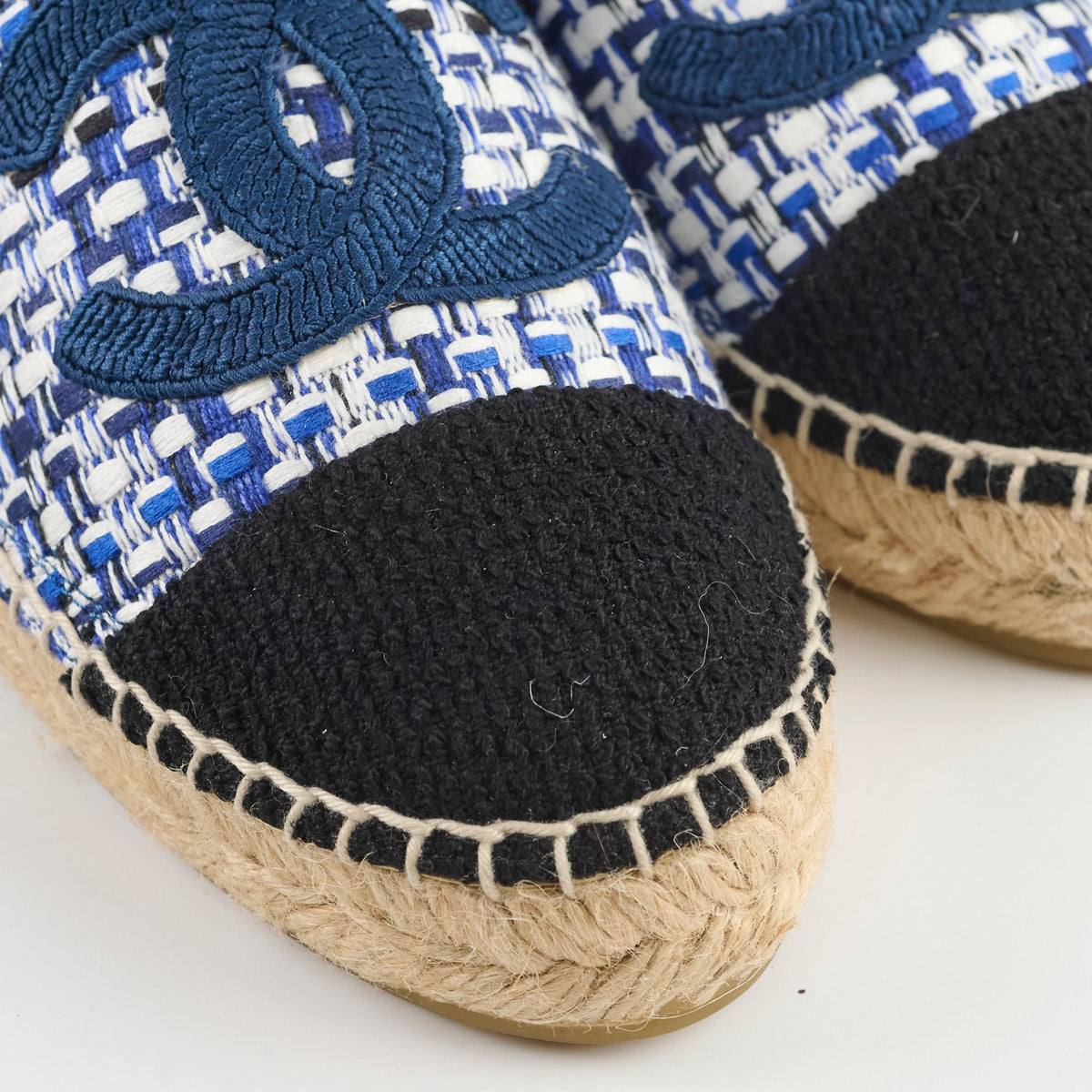 Chanel Espadrilles Tweed Blue Size 40 - photo 8