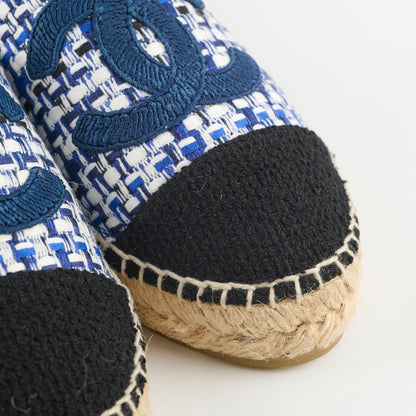 Chanel Espadrilles Tweed Blue Size 40 - photo 7