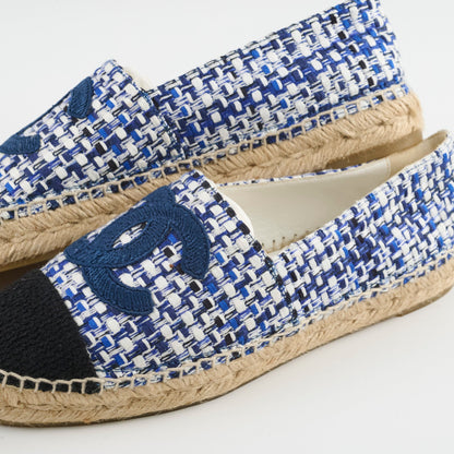 Chanel Espadrilles Tweed Blue Size 40 - photo 6
