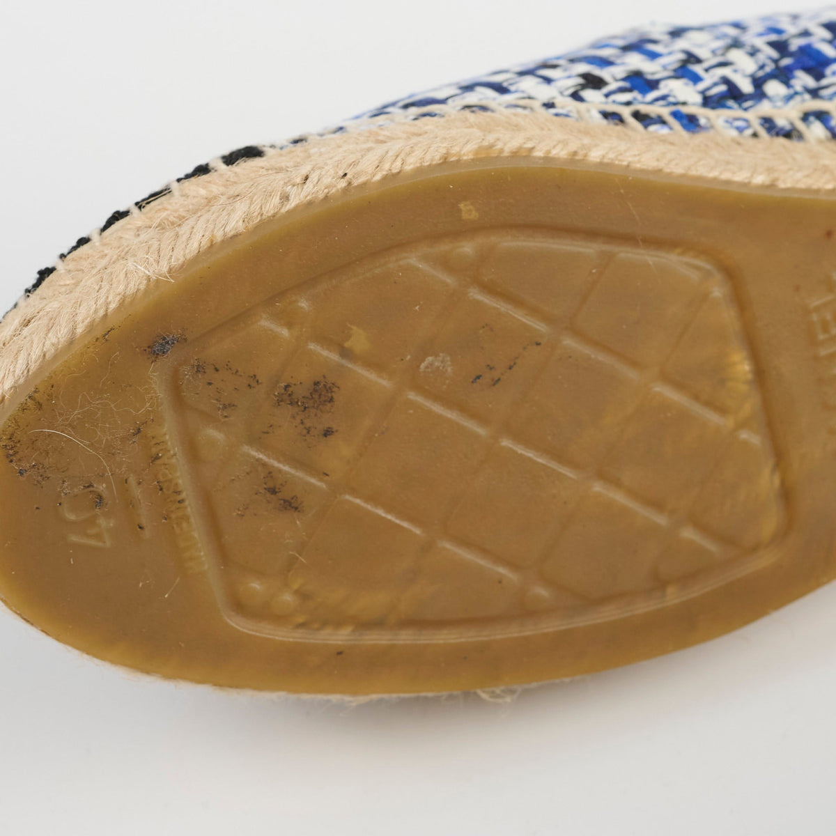 Chanel Espadrilles Tweed Blue Size 40 - photo 10