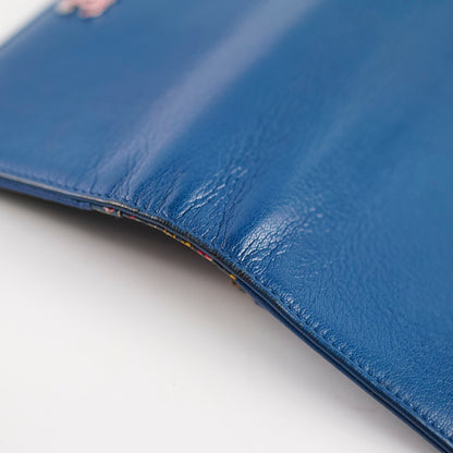 Chanel Bifold Yen Wallet Leather Blue - photo 10