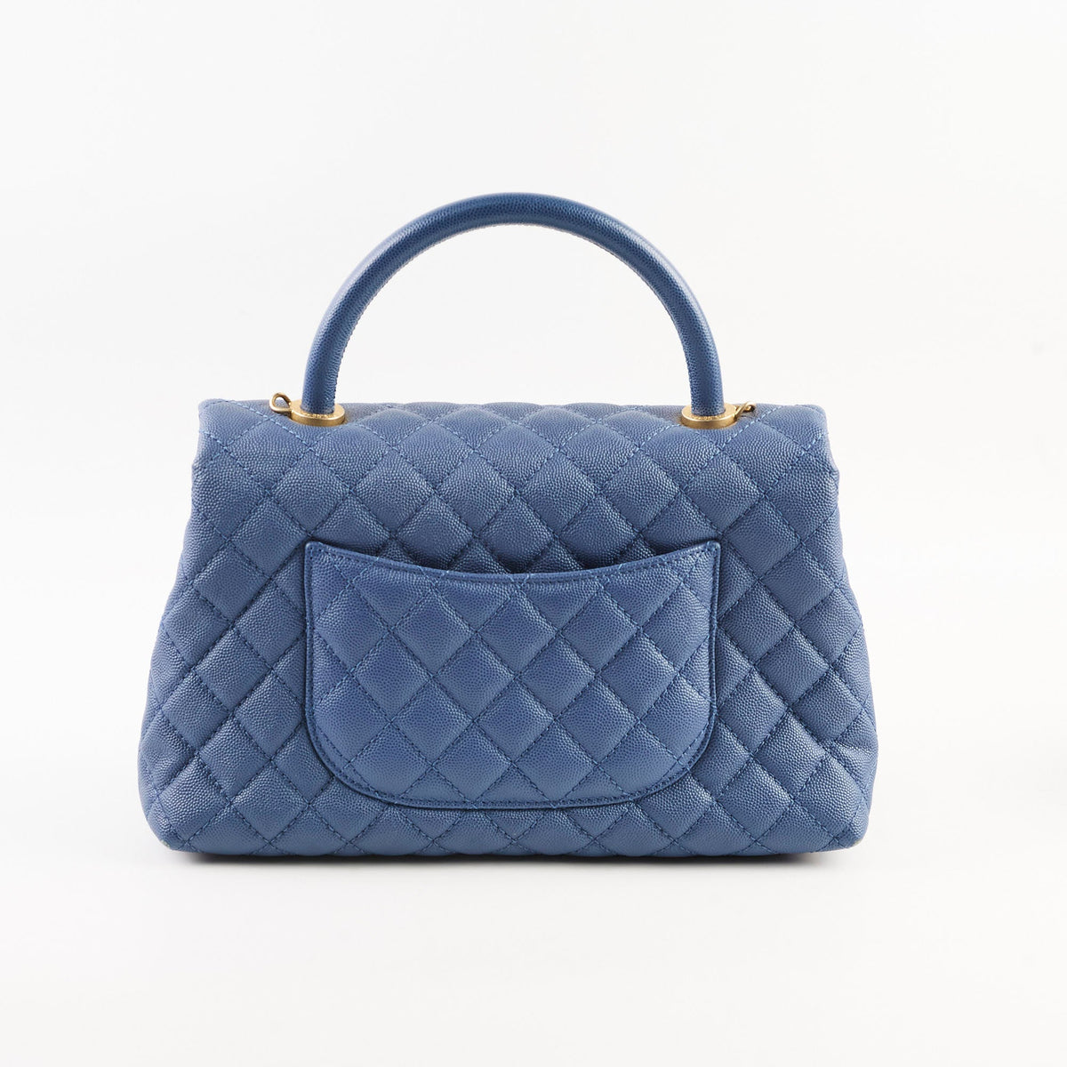 Chanel Coco Handle Medium Caviar Blue - photo 3