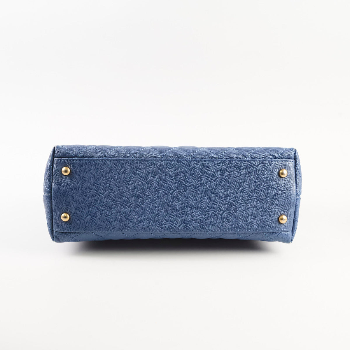 Chanel Coco Handle Medium Caviar Blue - photo 4