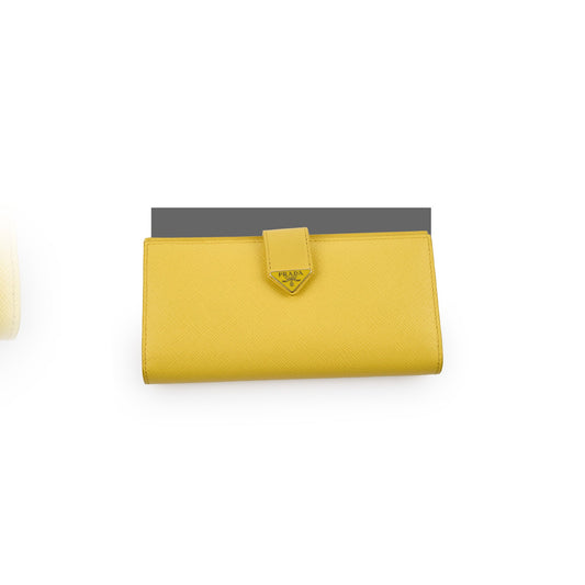Prada Long Wallet Yellow - photo 1