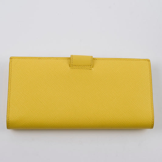 Prada Long Wallet Yellow - photo 2