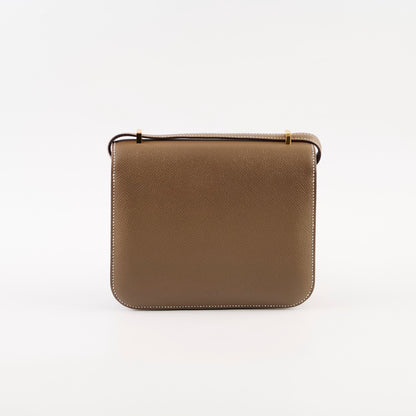Hermes Mini Constance3 18 Etoupe U Stamp - photo 3