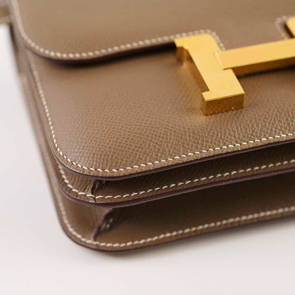 Hermes Mini Constance3 18 Etoupe U Stamp - photo 9