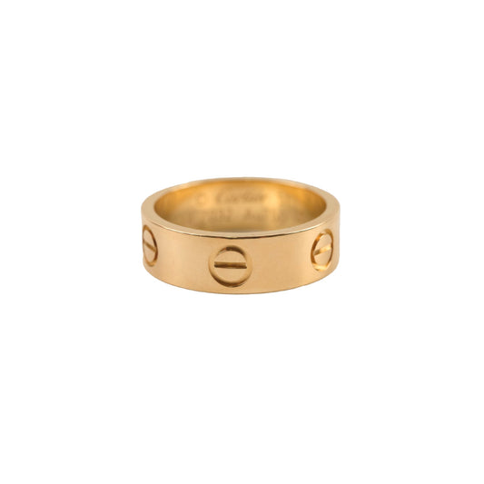 Cartier Love Ring Classic Model Size 51 Yellow Gold - photo 1