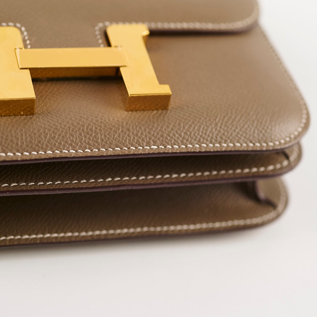 Hermes Mini Constance3 18 Etoupe U Stamp - photo 10