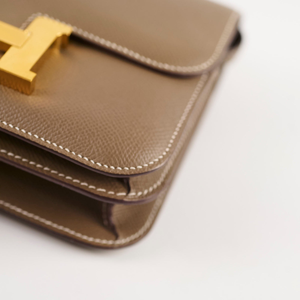 Hermes Mini Constance3 18 Etoupe U Stamp - photo 12