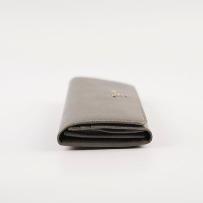 Prada Saffiano Lux Long Wallet Grey - photo 2