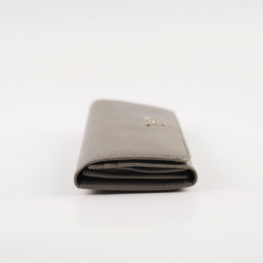 Prada Saffiano Lux Long Wallet Grey - photo 2