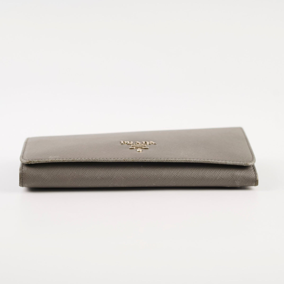 Prada Saffiano Lux Long Wallet Grey - photo 3