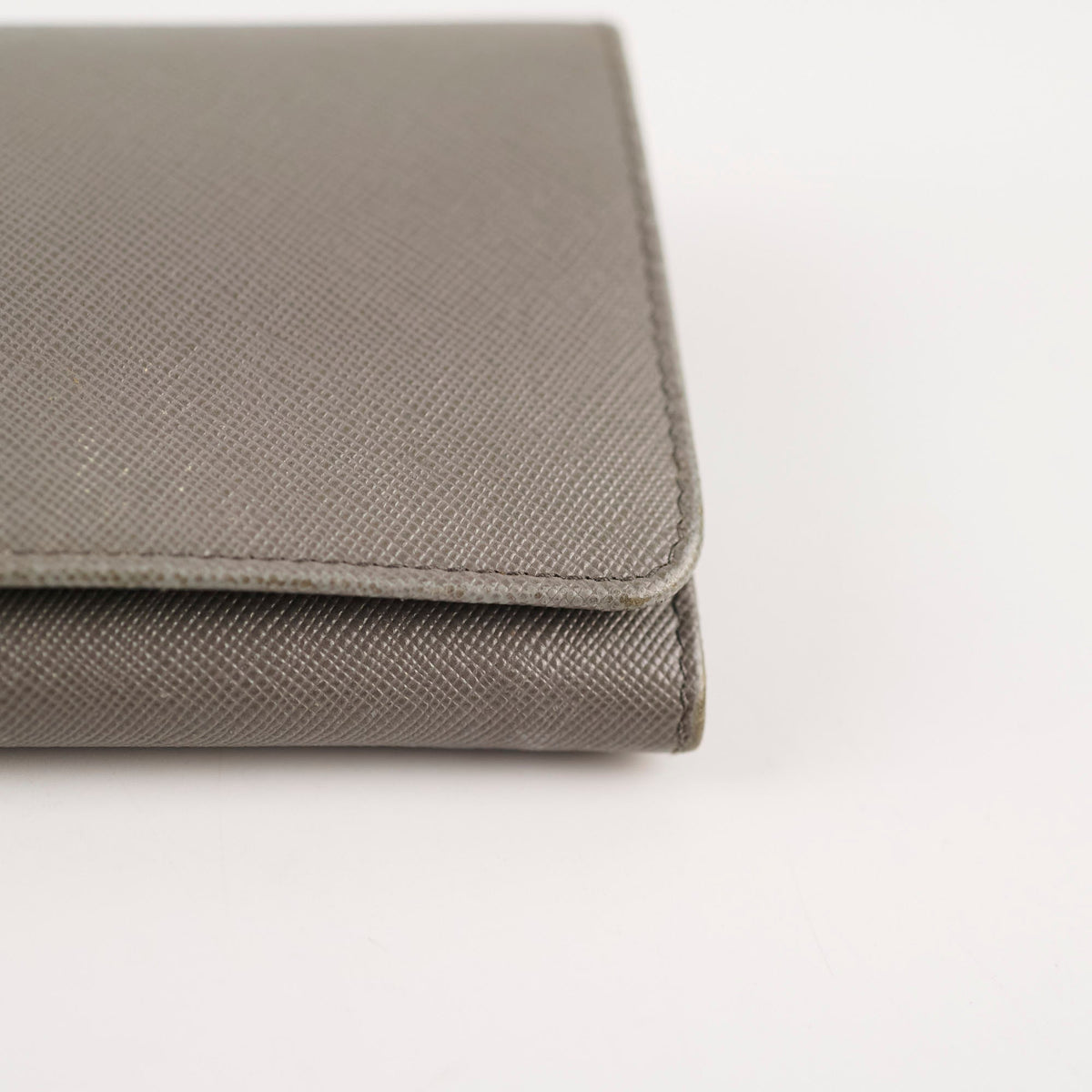 Prada Saffiano Lux Long Wallet Grey - photo 13