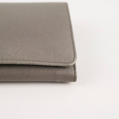 Prada Saffiano Lux Long Wallet Grey - photo 13