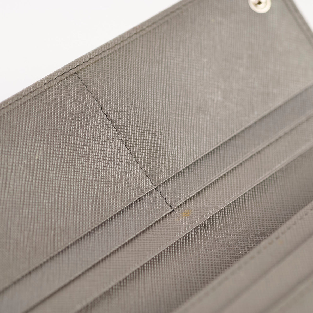 Prada Saffiano Lux Long Wallet Grey - photo 5
