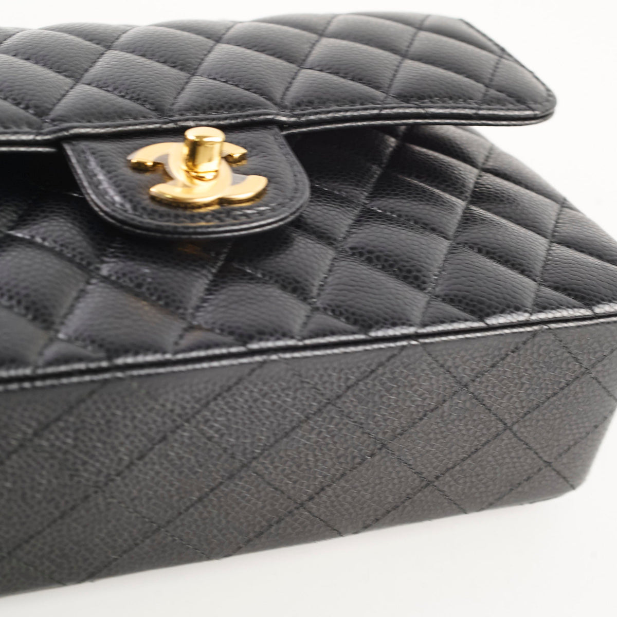 Chanel Classic Flap Small Caviar Black (Microchipped) - photo 15