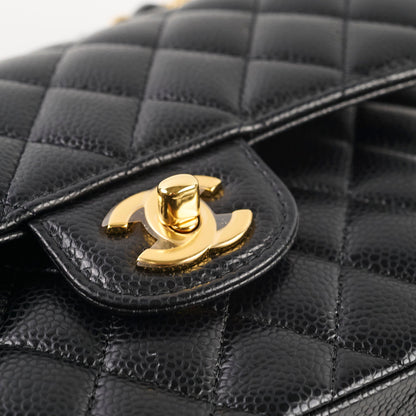 Chanel Classic Flap Small Caviar Black (Microchipped) - photo 17