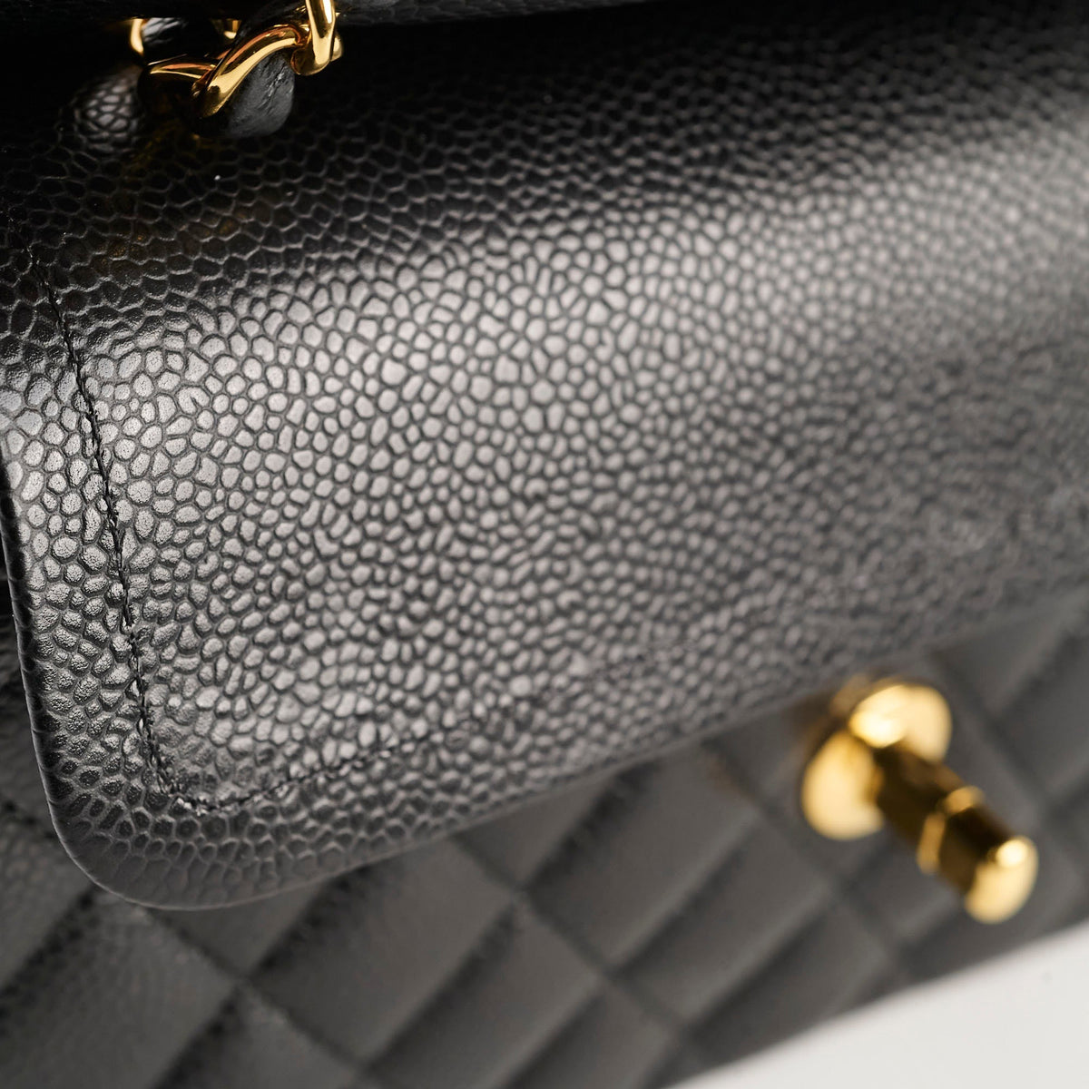 Chanel Classic Flap Small Caviar Black (Microchipped) - photo 8