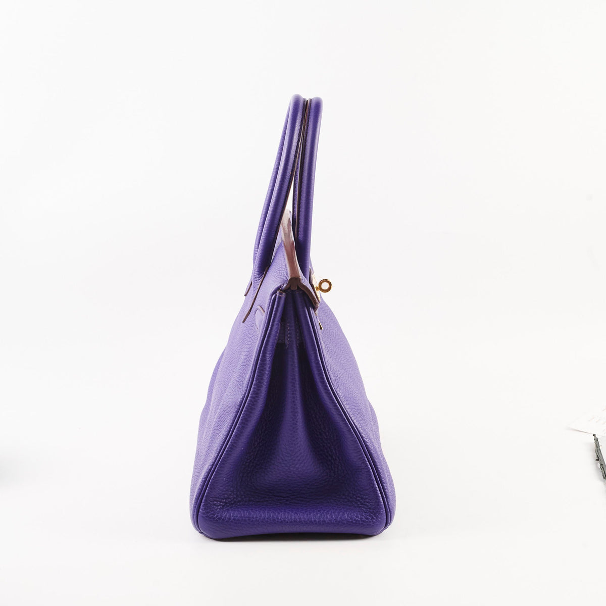 Hermes Birkin 30 Iris Clemence GHW A stamp (2017) - photo 2
