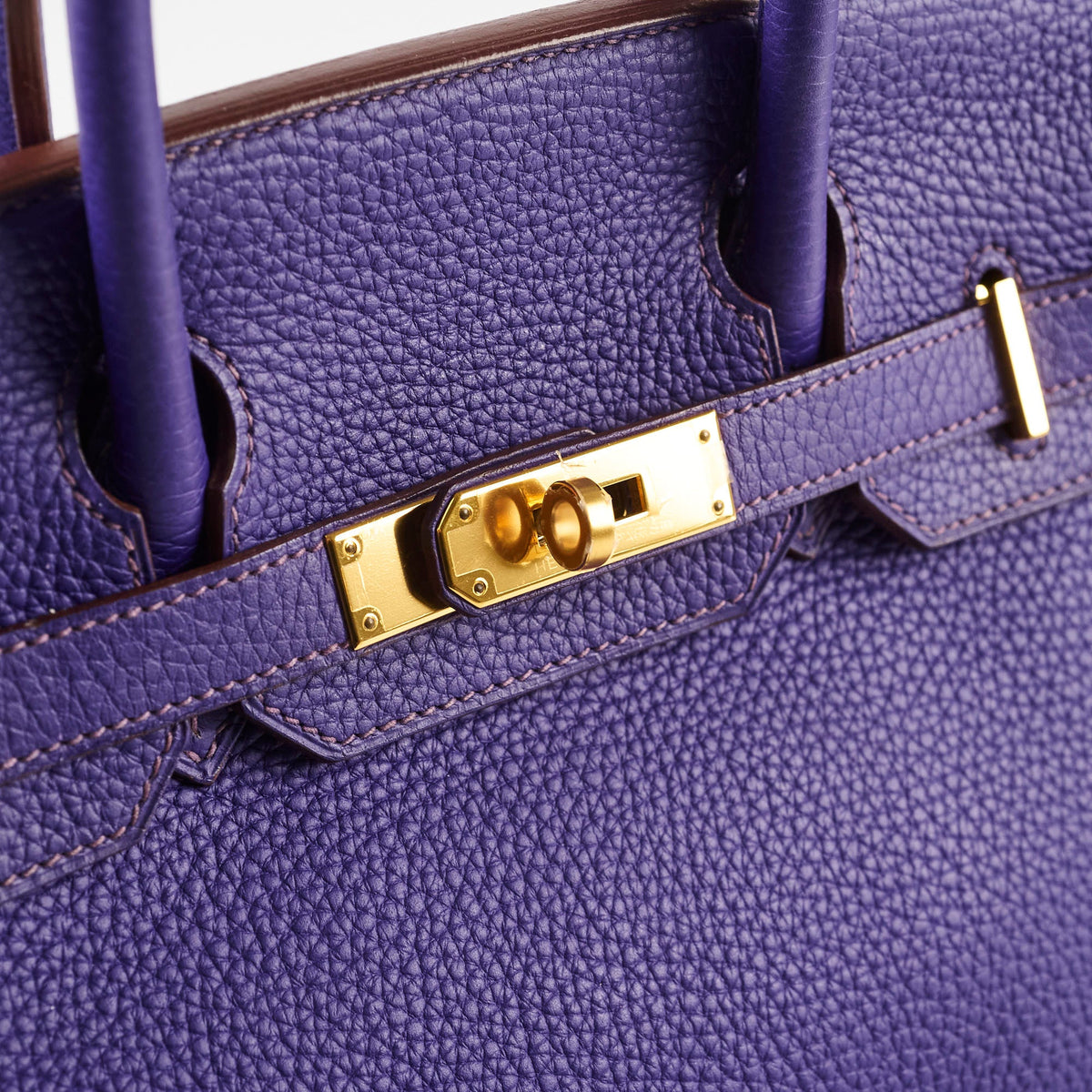 Hermes Birkin 30 Iris Clemence GHW A stamp (2017) - photo 7