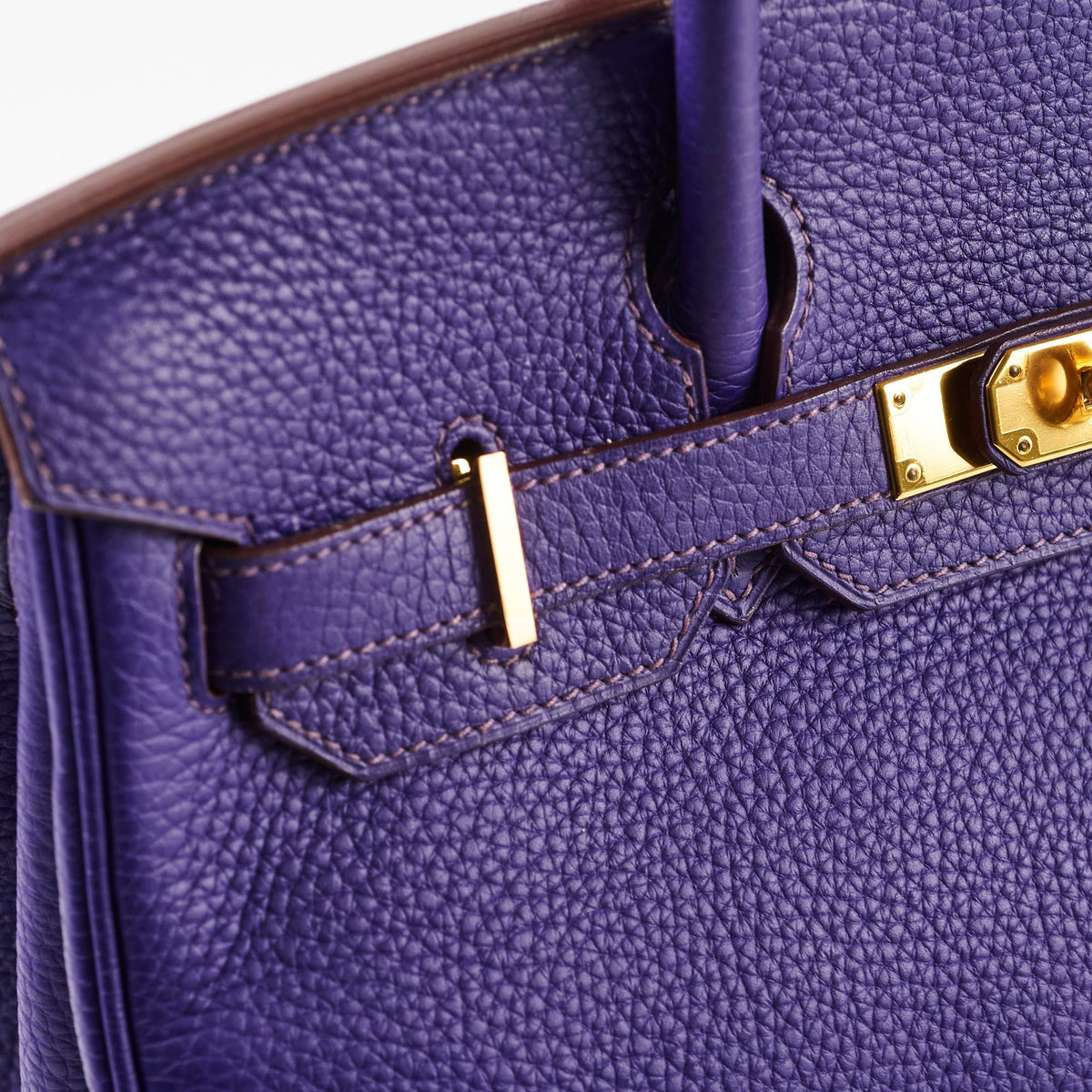 Hermes Birkin 30 Iris Clemence GHW A stamp (2017) - photo 8