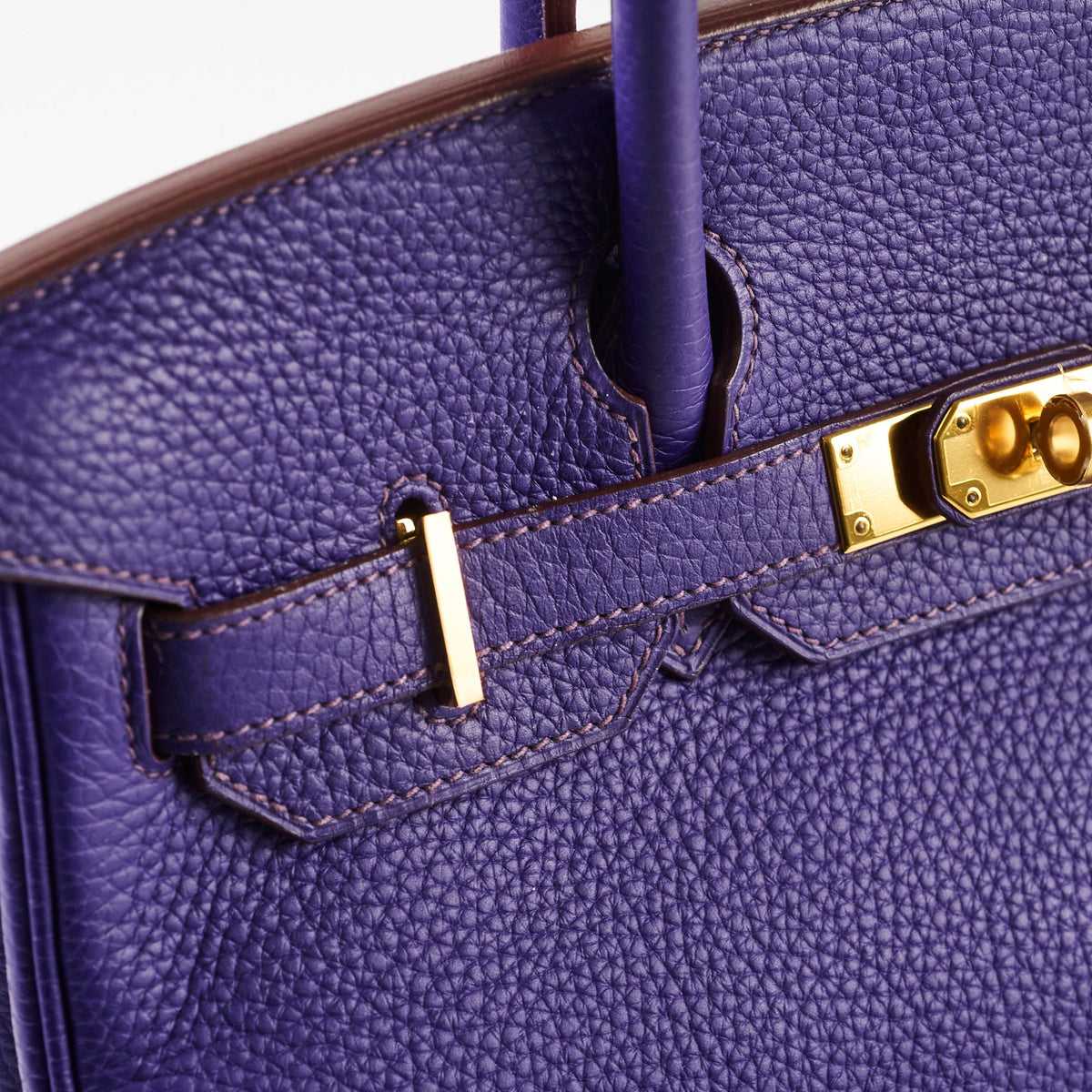 Hermes Birkin 30 Iris Clemence GHW A stamp (2017) - photo 9