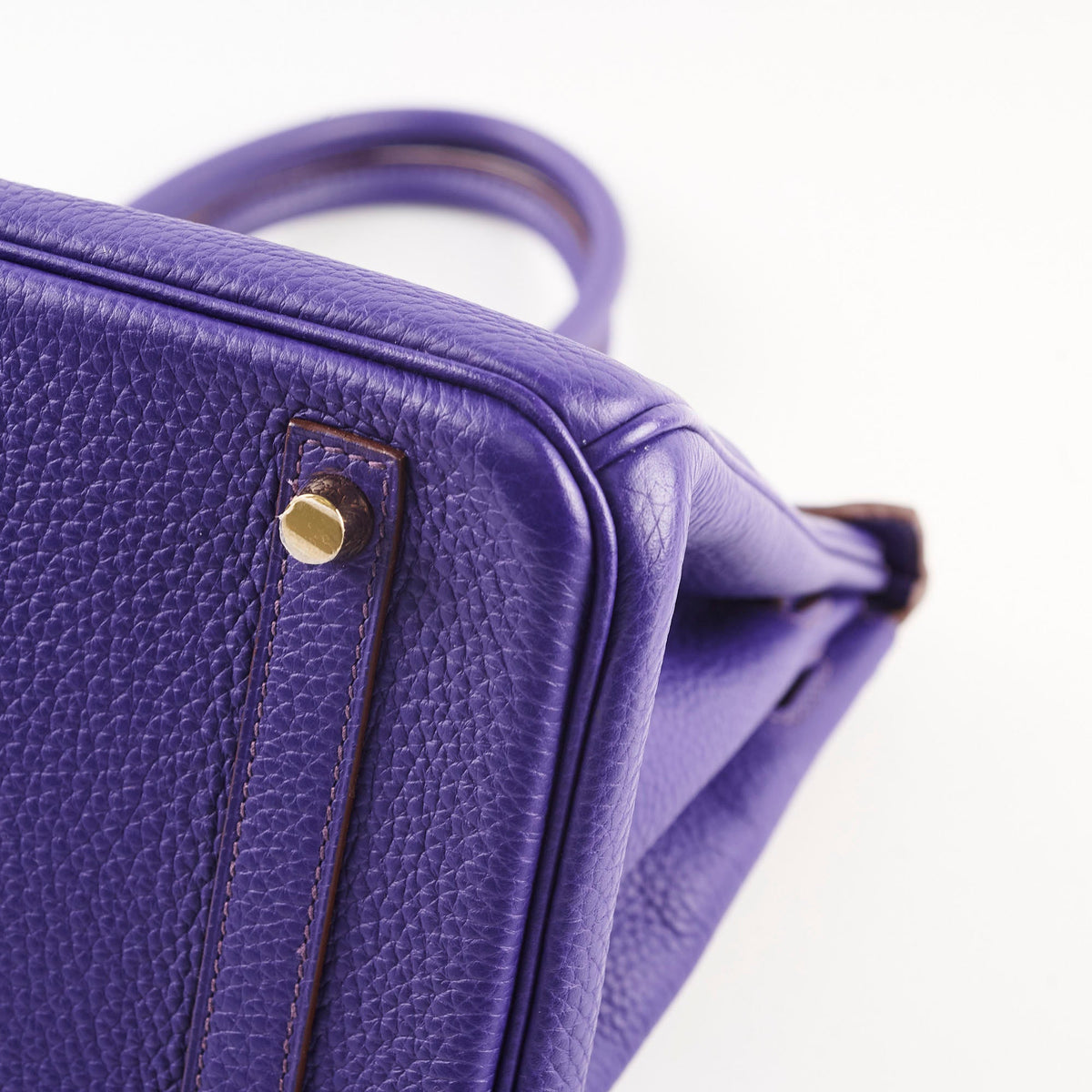 Hermes Birkin 30 Iris Clemence GHW A stamp (2017) - photo 12