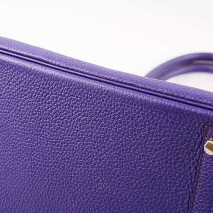Hermes Birkin 30 Iris Clemence GHW A stamp (2017) - photo 13
